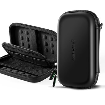  Органайзер UGREEN LP128 (50274) Hard Disk & Accessory Multi-functional Storage Bag Large Size Black 