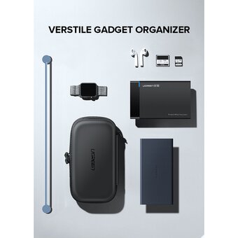  Органайзер UGREEN LP128 (50274) Hard Disk & Accessory Multi-functional Storage Bag Large Size Black 