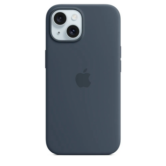  Чехол Apple MT0N3FE/A IPhone 15 Silicone Case with MagSafe Storm Blue 
