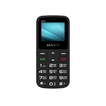  Мобильный телефон Maxvi B100i black 