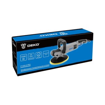  Полировальная машина DEKO P1500-D Pro (083-1050) 180мм, 1500 Вт 