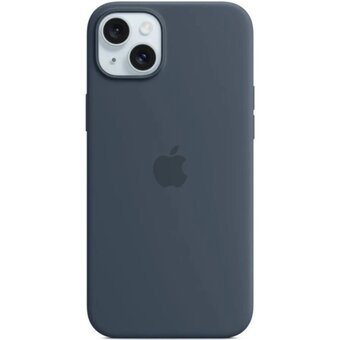  Чехол Apple MT123FE/A IPhone 15 Plus Silicone Case with MagSafe Storm Blue 