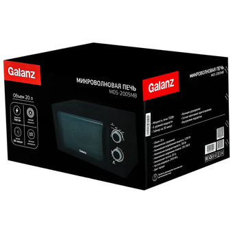  Микроволновая печь Galanz MOS-2005MB черный 