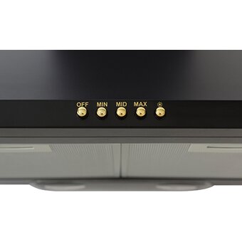  Вытяжка SIMFER 8560 SM черный кнопочное управление 