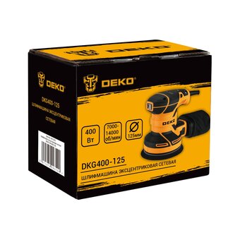  ЭШМ DEKO DKG400-125 (085-1100) 400 Вт с набором кругов 36 шт. 