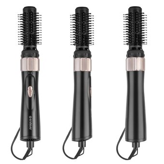  Фен-щетка Endever Aurora-504 черный/розовое золото 
