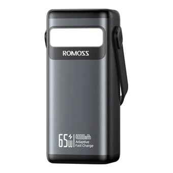  Мобильный аккумулятор Romoss PMT40 40000mAh 65W 5A черный 