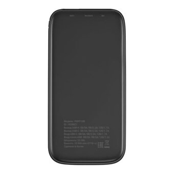  Power Bank Digma DGPF10B (DGPF10B22PBK) 10000mAh черный 