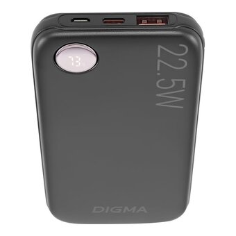 Power Bank Digma DGPF10B (DGPF10B22PBK) 10000mAh черный 