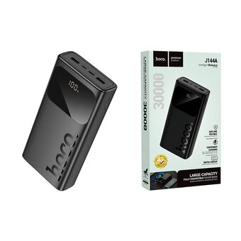 Аккумулятор внешний резервный HOCO J144A Hymn 30000mAh черный 