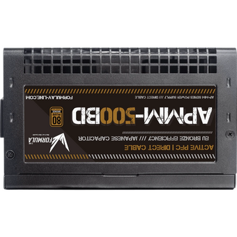  Блок питания Formula APMM-500BD, 500Вт, 120мм, черный, retail 