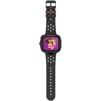 Smart-часы ELARI Маша и Медведь 1.76" (KP-MB-BLK) черный/черный 