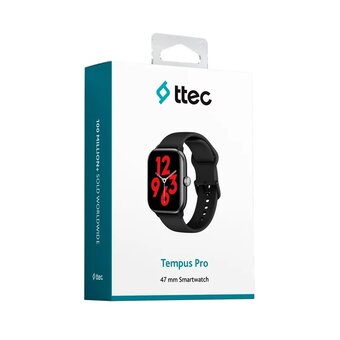  Smart-часы TTEC Tempus Pro 47mm (2SW04) AMOLED Screen Regtangular Casing Smart Watch Black 