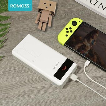  Внешний аккумулятор Romoss Sense 8P+, 30000мAч белый 