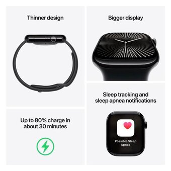  Smart-часы Apple Watch Series 10 A2999 MWWM3LW/A 46мм синий/серебристый 