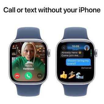  Smart-часы Apple Watch Series 10 A2999 MWWM3LW/A 46мм синий/серебристый 