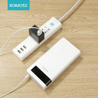  Внешний аккумулятор Romoss Sense 8P+, 30000мAч белый 