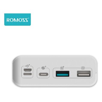  Внешний аккумулятор Romoss Sense 8P+, 30000мAч белый 