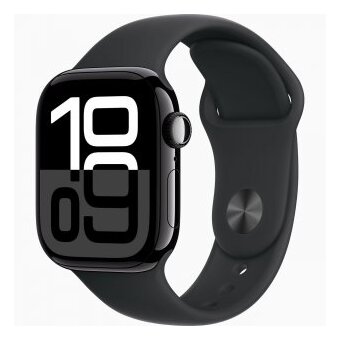  Smart-часы Apple Watch Series 10 MWWE3LW/A 42мм OLED корп.черный Sport Band рем.черный 