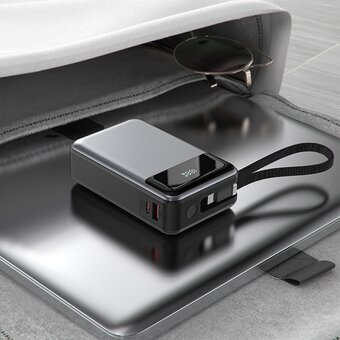  Аккумулятор внешний резервный ACEFAST M21 PD65W-20000mAh с кабелем черный 