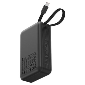  Аккумулятор внешний резервный ACEFAST M21 PD65W-20000mAh с кабелем черный 