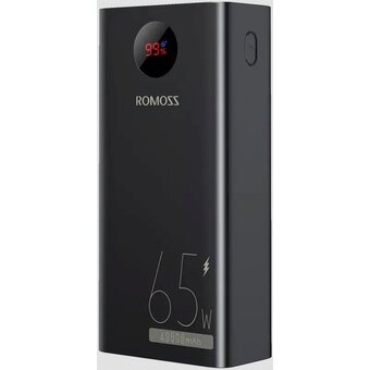  Мобильный аккумулятор Romoss PEA40 Pro 40000mAh черный 
