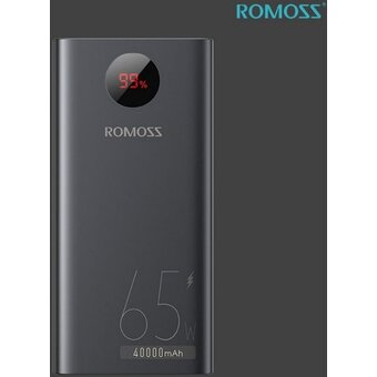  Мобильный аккумулятор Romoss PEA40 Pro 40000mAh черный 