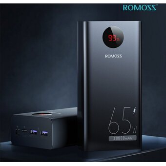  Мобильный аккумулятор Romoss PEA40 Pro 40000mAh черный 