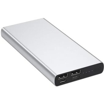  Внешний аккумулятор HIPER Core 2XL Metal 10000мАч серебристый 