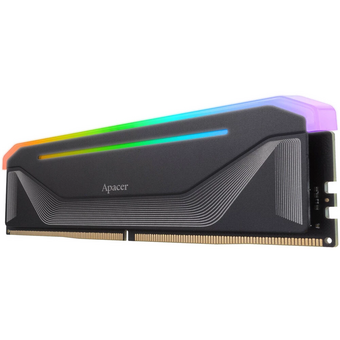 ОЗУ Apacer Nox (AH5U32G60C622NBAA-1) DDR5 32GB 6000MHz DIMM RGB Black Gaming Memory CL38 1.35V (Retail) 2048*8 Heat Sink (Retail) 