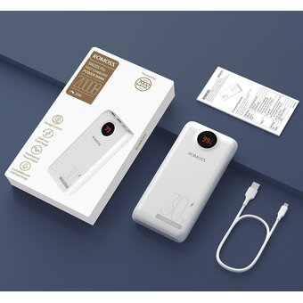  Внешний аккумулятор Romoss SW20S Pro, 20000мAч белый 