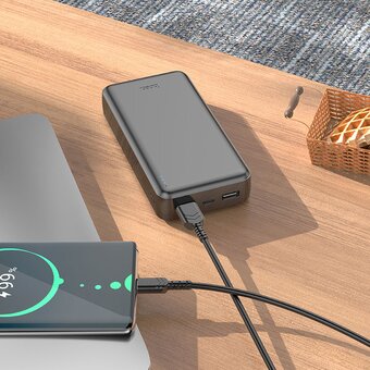 Аккумулятор внешний резервный HOCO J100A High-ranking 20000mAh черный 
