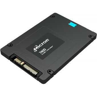  SSD Crucial Micron 7400 Pro (MTFDKCB3T8TDZ-1AZ1ZABYYR) 3840GB, U.3(2.5" 7mm), NVMe, PCIe 4.0 x4, 3D TLC, R/W 6600/3500MB/s 