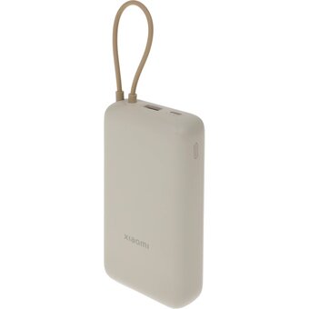  Внешний аккумулятор Xiaomi BHR8851GL 33W 20000mAh встроенный кабель Tan GL PB2030MI 