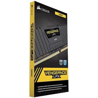  ОЗУ CORSAIR Vengeance LPX Black (CMK32GX4M2D3600C18) 32GB 3600МГц DDR4 CL18 DIMM (Kit of 2x16GB) XMP 2.0 