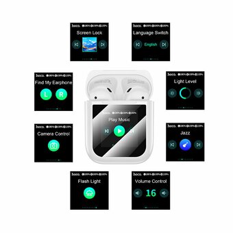  Наушники bluetooth HOCO EW80 Magnificent true wireless BT headset белый 