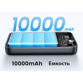  Внешний аккумулятор UGREEN PB761 (45763) 10000mAh MIni Magnetic Wireless 30W Power Bank Qi2 Gray 