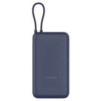  Внешний аккумулятор Xiaomi BHR8975GL 33W 20000mAh встроенный кабель GL PB2030MI синий 