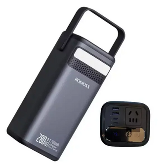  Мобильный аккумулятор Romoss PMT75 75000mAh 280W 5A черный 