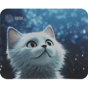 Коврик для мыши Cactus CS-MPC-P06XS White Cat 220x180x2мм 