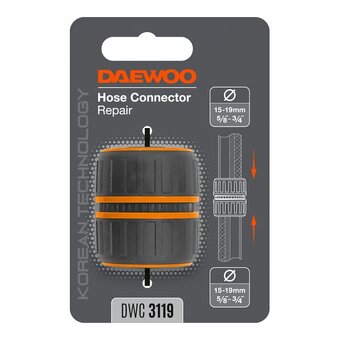  Муфта ремонтная для шланга DAEWOO DWC 3119 15-19мм 5/8"-3/4" 