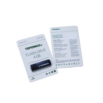  USB-флешка TOPOMAX PK-TG121GY 4G USB 2.0 графит нс 