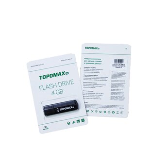  USB-флешка TOPOMAX PK-TG121BK Flash Drive 4G USB 2.0 (чёрный) нс 