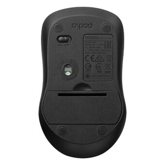  Мышь RAPOO 1680 Wireless Optical Mouse Black 