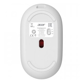  Мышь Acer OMR301 белый (ZL.MCECC.01U) 