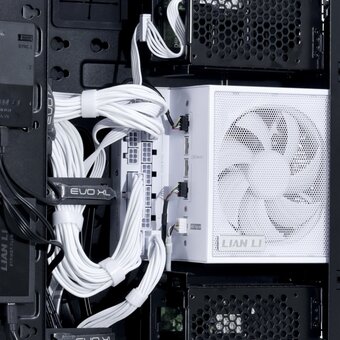  Блок питания Lian Li EG1000 (G9P.EG1000.WE00.RU) / White / ATX 3.1, 1000W, 80 Plus Platinum, PCIe 5.1, APFC, USB HUB, 120mm FDB Fan, Fully Modular 