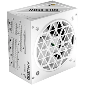  Блок питания 1STPLAYER NGDP Gold 850W White (HA-850BA4) / ATX 3.1, APFC, 80 Plus Gold, LLC+DC-DC, full Japan solid-state caps, 120mm fan, full modular 