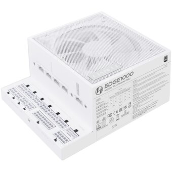  Блок питания Lian Li EG1000 (G9P.EG1000.WE00.RU) / White / ATX 3.1, 1000W, 80 Plus Platinum, PCIe 5.1, APFC, USB HUB, 120mm FDB Fan, Fully Modular 