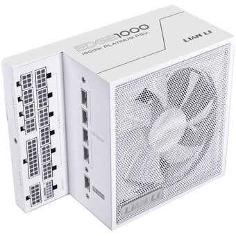  Блок питания Lian Li EG1000 (G9P.EG1000.WE00.RU) / White / ATX 3.1, 1000W, 80 Plus Platinum, PCIe 5.1, APFC, USB HUB, 120mm FDB Fan, Fully Modular 