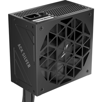  Блок питания 1STPLAYER ACK Silver 750W Black (HA-750BA7-BK) / ATX 3.1, APFC, 80 Plus Silver, DC-DC, full Teapo caps, 140mm fan, non-modular 